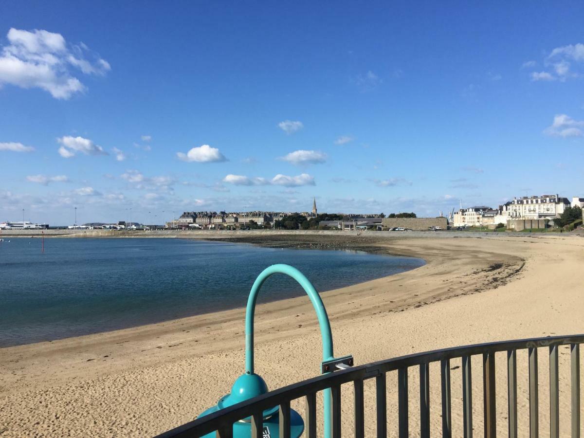 Studio Bord De Plage Des Bas Sablons Saint Malo Exterior photo